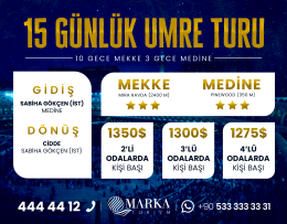 Umre Fiyatları: Hisar Turizm ile 2023 Seyahat Planları