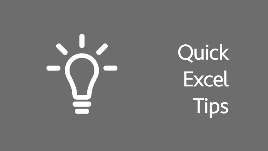 excel tips