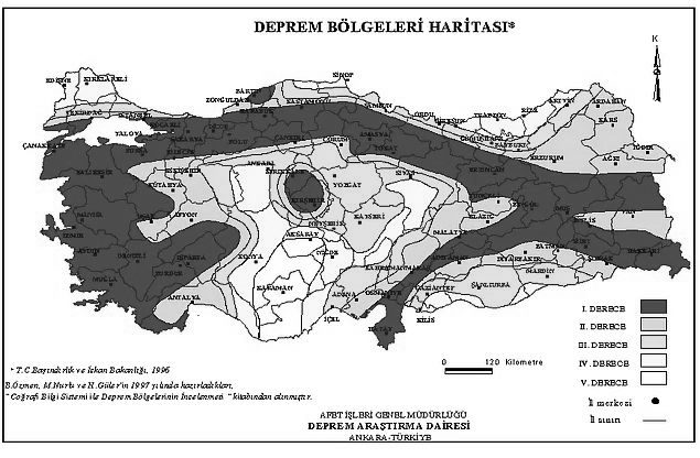 türkiye fay hattı